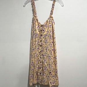 Tiare Hawaii Smocked Floral Mini Dress